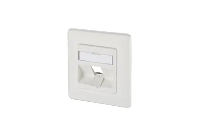 Obrázek produktu pro METZ CONNECT Keystone Anschlussdose UP 1 Port unbestückt reinweiß