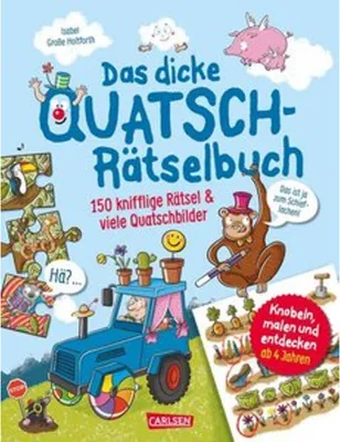 Produktbild von Das dicke Quatsch-Rätselbuch