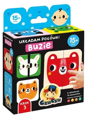Obrázek produktu pro Puzzle Układam Połówki Buzie CzuCzu