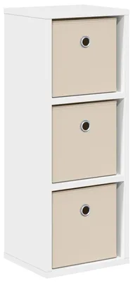 Obrázek produktu pro vidaXL Komoda se zásuvkami, bílá, 25,5 x 22 x 69,5 cm