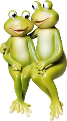 Produktbild von Kantensitzer Frosch-Pärchen