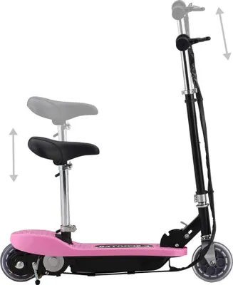 Produktbild von vidaXL E-Scooter mit Sitz 120 W Rosa