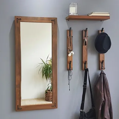 Produktbild von Skye Decor, V109, Schränke, Flurständer, Nussbaum, Holz, 50 x 110 cm