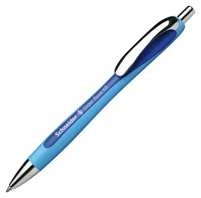 Productafbeelding van Schneider 132503 Slider Rave XB balpen (lijnbreedte XB, onuitwisbare vulling, blauwe inkt), 1 stuk