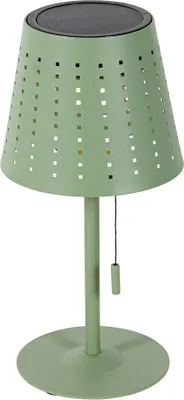 Produktbild von Outdoor Tischleuchte Grün inkl LED 3 Stufig dimmbar wiederaufladbar und Solar Ferre