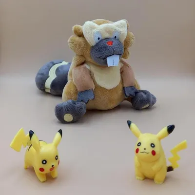 Zdjęcie produktu dla Pokemon Bidifas przytulanka - 14 cm miękka zabawka Bibarel