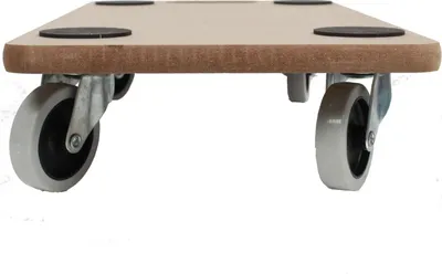 Produktbild von 2er Set Transportroller SOFT WHEEL indoor MDF Platte 200 kg