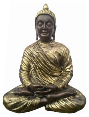 Immagine prodotto di Buddha figura decorativa scultura 68 cm figure statue sculture oro (B39)