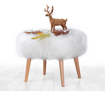 Produktbild von Hanah Home, Deer- FLF1135, Weiß, Klassische Sitzsäcke, 100% POLYESTER