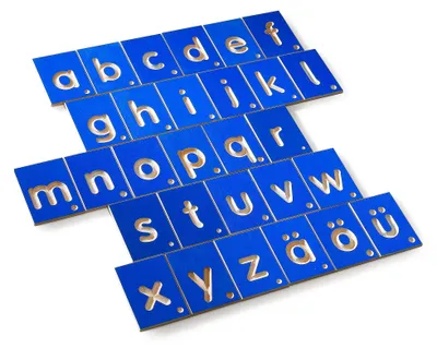 Image de Erzi Jeu éducatif lettres minuscules, 29 pièces