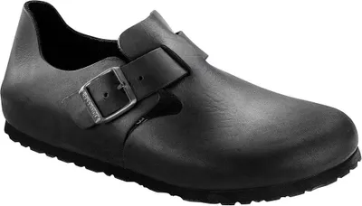 Produktbild von Birkenstock London Schwarz Nubukleder geölt Schmal