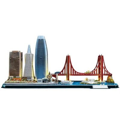 Obrázok produktu pre CubicFun San Francisco, 90 kusov, Mesto