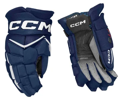 Produktbild von Handschuhe CCM JETSPEED FT8 Junior navy/weiss 12 Zoll