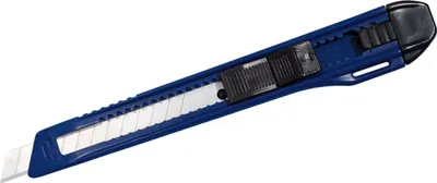 Produktbild von Cutter Kunststoff 9mm blau Packung mit 24 Stück