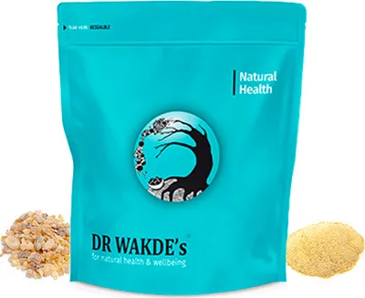 Produktbild von DR WAKDE'S Boswellia Pulver (Salai Guggul | Shallaki) - 500 g (1.1lb) | Rein, Raw & Getrocknetes Pulver | Ayurveda-Kräuter | Vegan | Nichts hinzugefüg