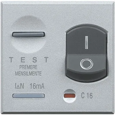 Immagine prodotto di BTICINO HC4305/10 axolute - interruttore magnetotermico differenziale 1P+N 10A 10mA