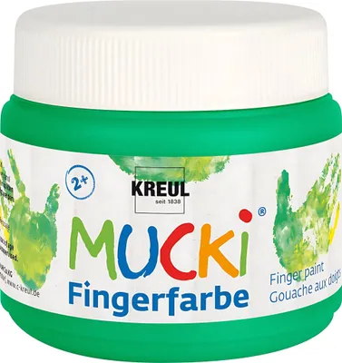 Image de KREUL MUCKI peinture au doigt vert 150,0 ml