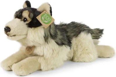 Obrázok produktu pre RAPPA Plyšový vlk na ležanie 35 cm ECO-FRIENDLY