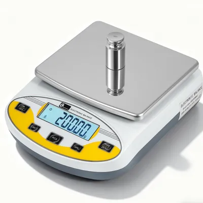 Zdjęcie produktu dla Waga laboratoryjna, cyfrowa waga precyzyjna, dokładność 0,01 g, pojemność 5000 g