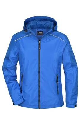 Produktbild von James & Nicholson Damen Regenjacke Regen-Jacke JN1117 royal/navy XXL