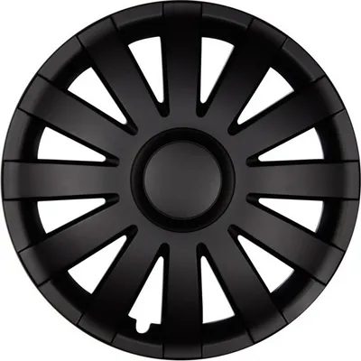 Immagine prodotto di 4x coprimozzo PREMIUM DESIGN "Agat" 16 INCH #77 in nero opaco