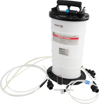 Immagine prodotto di BGS Spurgo freni ad aria compressa ed estrattore d'olio - pneumatico e manuale - 3155