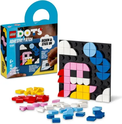 Produktbild von LEGO 41954 DOTS Kreativ-Aufkleber, Bastelset für personalisierte Mosaike