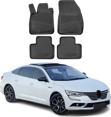 Image de OMAC Tapis de sol pour Renault Talisman 2015-2022 sur mesure en caoutchouc Noir