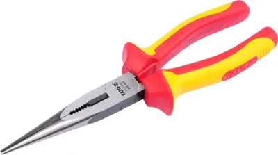Produktbild von YATO Flachrundzange YT-21155 200mm Chrom-Vanadium-Stahl Blisterpack