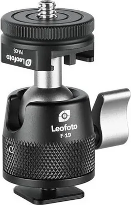 Produktbild von Leofoto Stativ-Kugelkopf F-19 mit Blitzschuh