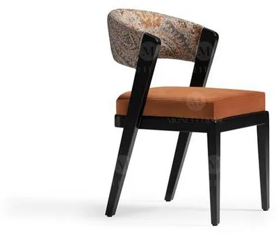 Image de Küchenstühle Esszimmerstühle Stuhl Set 6tlg Stühle Orange Gruppe Holz