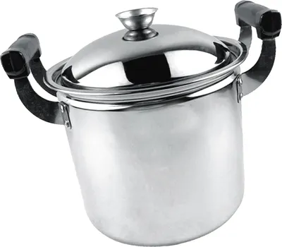 Zdjęcie produktu dla Garnek ze stali nierdzewnej o dużej pojemności do gotowania na kuchence indukcyjnej w domu do celów komercyjnych 22 cm/8,7 cala