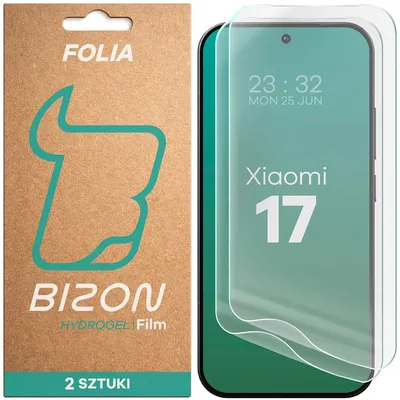 Produktbild von 2x Hydrogel Folie für den Bildschirm für Xiaomi 17, Bizon Film Hydrogel Front Duo