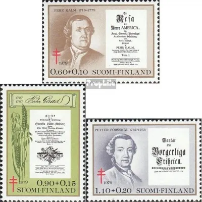 Produktbild von Briefmarken Finnland 1979 Mi 844-846 (kompl.Ausg.) postfrisch Bekämpfung der Tuberkulose