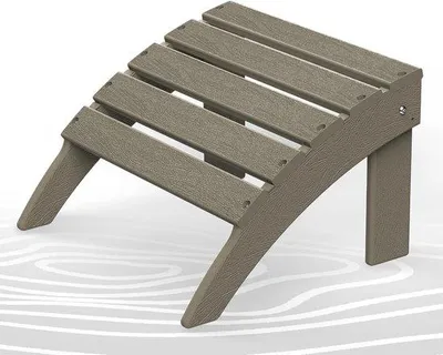 Immagine prodotto di Sdraio da giardino - Sedia da giardino pieghevole - Per il relax all'aperto - Plastica HDPE - 48 x 49 x 33 cm - Effetto legno naturale
