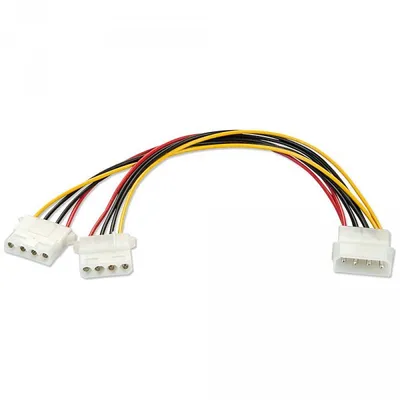 Obrázek produktu pro LINDY Stromadapterkabel 5.25"Stecker an 2x5.25"Kupplung 25cm