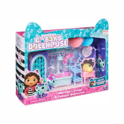 Zdjęcie produktu dla Gabby's Dollhouse GDH PYS Deluxe Room 1 Bathroom GML, Łazienka dla lalek, 3 lat(a)