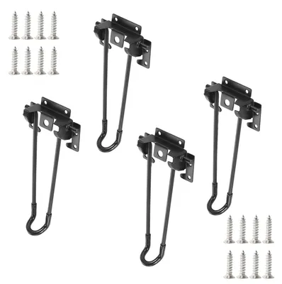 Imagen del producto de Patas plegables para mesa, 20 cm de altura - Juego de 4 unidades