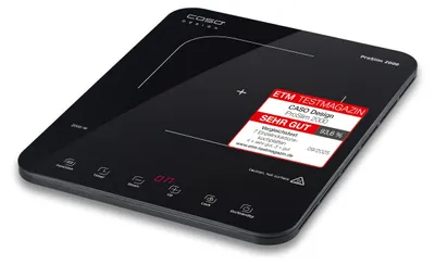 Obrázok produktu pre Indukčná varná doska Caso 2236 ProSlim 2000 (2000 W, 10 stupňov výkonu, 10 stupňov teploty (60 ? 240 °C), dotykový senzor)