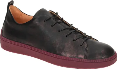 Produktbild von Think TURNA Damenschuhe - sportliche Schnür- Halbschuhe schwarz Freizeit NEU