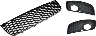 Produktbild von Stoßstange Gitter Waben Mitte + Links + Rechts in Schwarz für VW Golf 5 GTI ab