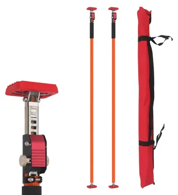 Stützstange, verstellbar 160-290 cm, 60 kg, Stahl, 2 Stück