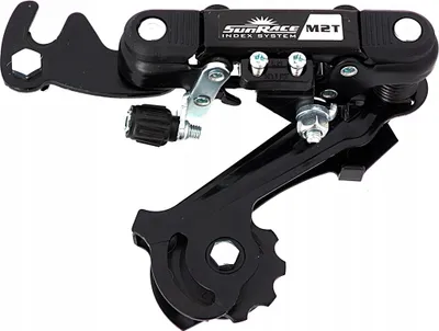Produktbild von Sunrace Schaltwerk M2T 6 / 7 - Fach MTB Rennen mit Hook in Schwarz