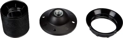 Productafbeelding van Lampfitting E27 - Verlichtingskabel - Zelf Lamp Maken - Met Tussenschakelaar - 180 cm Kabel - Zwart
