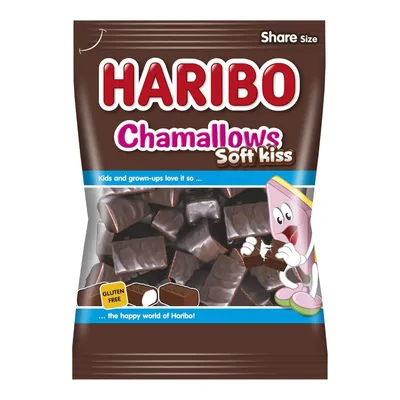 Produktbild von Haribo Chamallows Soft-Kiss (12x200g Beutel)