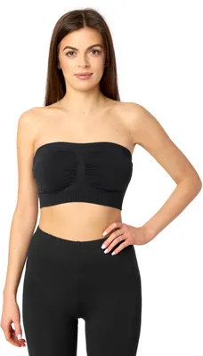 Produktbild von Merry Style Damen Bandeau Top 06 161 (Schwarz, M-L)