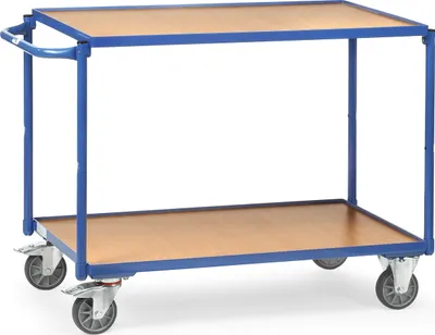 Produktbild von fetra 2940, Stahl, Regalwagen, Blau, 300 kg, 4 Rad/Räder, 12,5 cm
