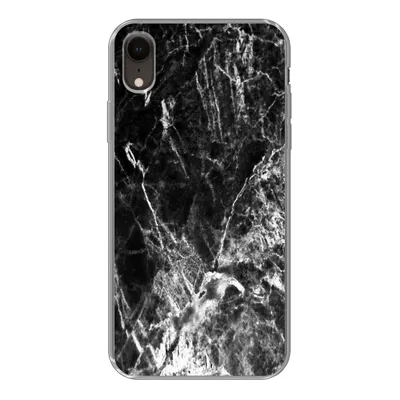 Produktbild von MuchoWow® Handyhülle Schutzhülle Hülle für iPhone XR Marmor - Stein - Luxus Silikon Softcase Handy Hülle - Schutzdeckel