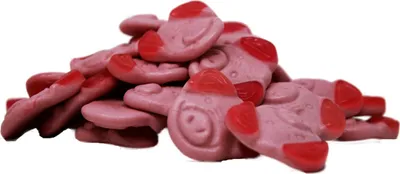 Produktbild Fruchtgummi Schweineköpfe Glücksbringer Ferkel Schweinegesichter 300g