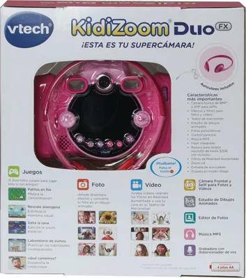 Zdjęcie produktu dla Zabawkowa kamera dla dzieci Vtech Kidizoom Duo DX różowa